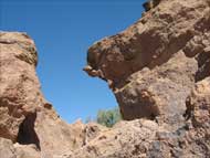 Mojave Desert rock formation