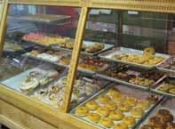 Cakes and donuts at Tillie's Bakery