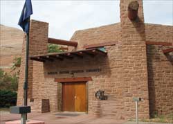 Navajo Nation Council Chamber, Window Rock Arizona - the centre of the Navajo Nation's government