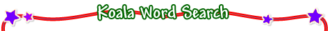 Koala Word Search Game