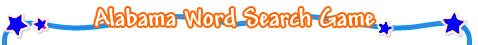 Alabama Word Search Game