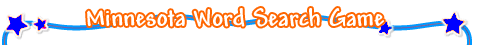Minnesota Word Search Game