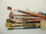 Artist's paint brushes