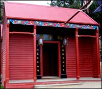 Chinese temple at goldfields