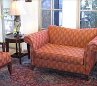 Comfy couch in Laura's living room Comfy couch in Laura's living room