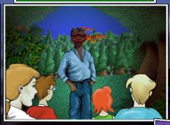 Ace Detectives meet Mowaljarlai in the park