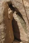 The rock door opens
