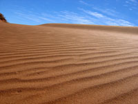 Desert sand dunes