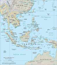 Map of Southeast Asia