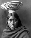 Old photo of a Papago woman