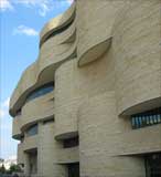 The Smithsonian National Museum of the American Indian in Washington DC 