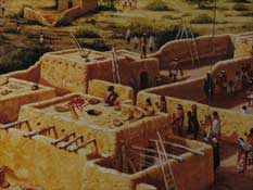 Painting of a Hohokam city