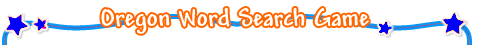 Oregon Word Search Game