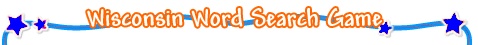 Wisconsin Word Search Game